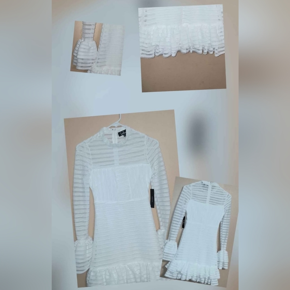 Elegant White Dress Super Super Cute!!